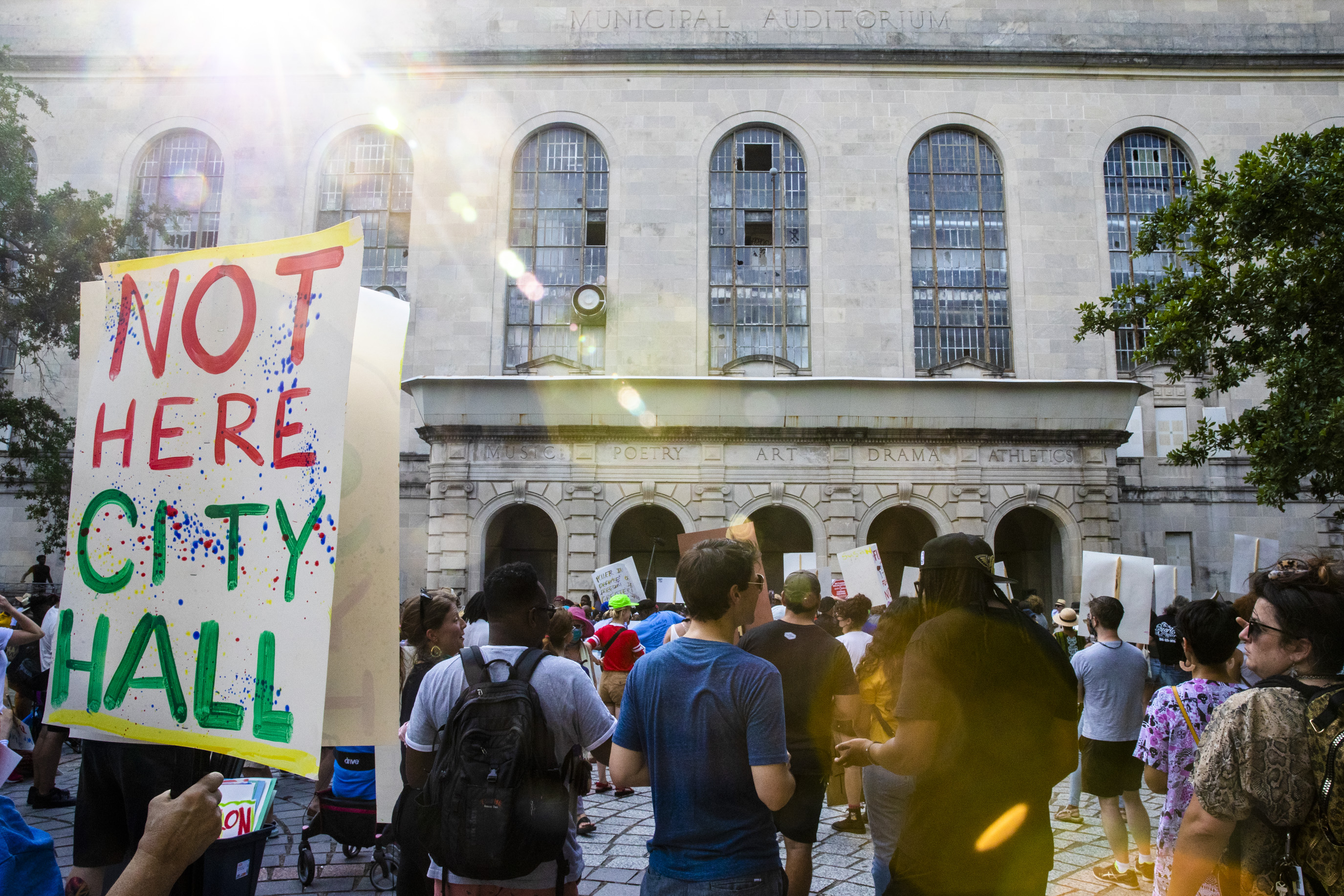 Opponents seem to have crippled Mayor LaToya Cantrell's hopes of moving New Orleans City Hall to Municipal Auditorium. (Photo by Sophia Germer, NOLA.com, The Times-Picayune | The New Orleans Advocate)